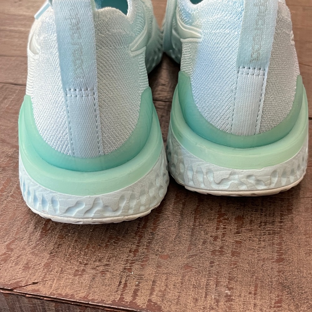 Nike Women's Mint Green/White Running Sneakers - Picture 6 of 10